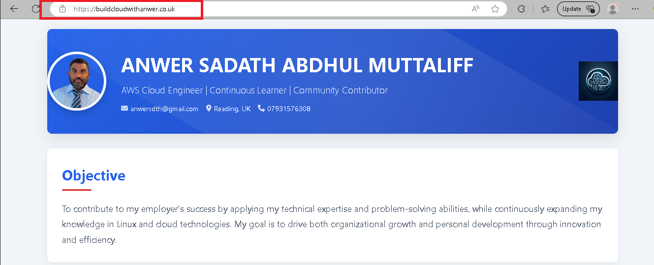 HTTPS test result